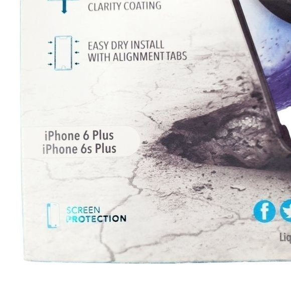 Liquipel   OS   clear  screen protector iPhone 6 plus - Picture 3 of 5